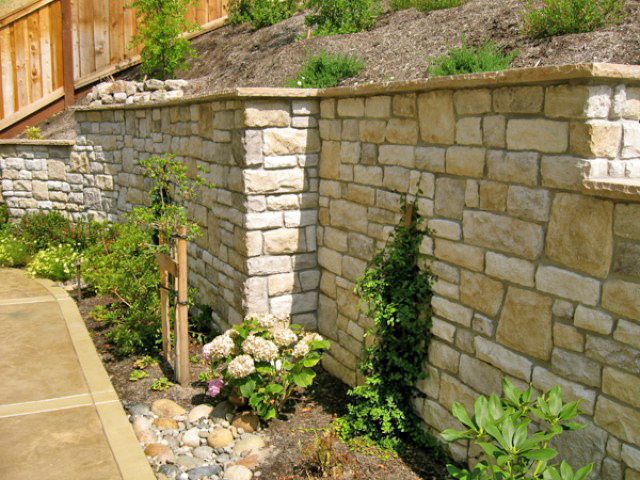 Cultured Stone Veneer Wall